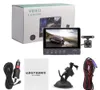 C9 3 lentille voiture caméra dvr caméra 4 pouces LCD 1080P IR Night Vision WDR Dash Cam Enregistreur vidéo Conduite