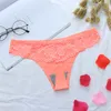 vrouwen kleding mode vrouwelijk sexy kant g-string string stevige kleur slipje lage taille ijs zijden naadloze briefs transparant