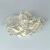 Shiny Rhinestone Crown Party Mask Venetian Masquerade Masks Girls Women Sexy Eyemask Hen Night Halloween Christmas Props