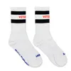 Vet Tide Designer Socks Men and Women Hip-Hop Street Stripes in the Tube Anti-Scid Board Sports Socks