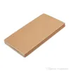 Kraft Brown Unlined viagem revistas notebook Soft Cover Notebooks H5 Tamanho 210 mm x 112 mm 60 Páginas 30 folhas material de escritório papelaria