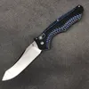 На бабочке 810BK Тектический складной нож D2 Черный титановый лезвие Blue Blue G10 Ручка EDC Pocket Nevis Рождество 267R