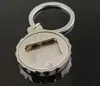 Väggflaskaöppnare nyckelkedja gåva ölflaska runda locket Keychain för barfest