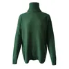 Kvinnor Casual Långärmad Jumperturtleneck Chunky Sticka Pullover Warm Sweater Jumper Tops Sweater Size (S-XL)