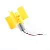 Freeshipping 10pc Vertikal Vindgenerator Elektricitet Small Motor Vind Energi Generator DIY Turbiner Blades Breeze Power Generation Tools