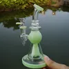 Piramid Design Purple Bong z prysznicem Perc 7 cali Szklane platformy wiertnicze Mini Dab Rig Water Rury Wodne Heady Bubbler XL275