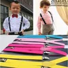 Baby Suspenders 65 * 2,5cm 42 Färger Kid Clip-On Elastic Candy Y-Shape Justerbara Barnbälte för Thanksgiving Day