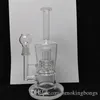 2020 Bohrinseln Glasbongs MatrixUFO Perc Mini Wasserpfeife Mundboden Jade Bubbler Taschenwasserpfeifen günstiger Preis kostenloser Versand