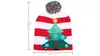 LED Christmas Hat Light Up Świąteczne unisex dzianinowe czapki zimowe cieplejsze czapki szydełka z kreskówek czapki imprezowe