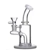 Glazen bong waterpijp 6 inch hoog met glazen kom dikke glazen bongen vrouwelijke gezamenlijke dab rig olie tuig