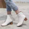 Hot Sale-New Women Minori Leather Ankel Boots Kvinnors Ankel Boots Luxury Designer Boots Fashion Booties Toppkvalitet