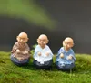 Kung Fu Cartoon Monk Figurines Fairy Garden Miniatures Ornament Terrarium Decoration Moss Micro Landscape Harts Crafts LX58986306553