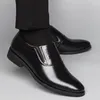 Robe d'affaires hommes chaussures classiques en cuir hommes costumes chaussures mode chaussures à lacets homme Oxfords