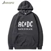 Lead Ac DC Hoodie Men Hip Hop Rock Band Acdc Sweatshirt Man Casual Streetwear Jacka Hoody Sweatshirts Män Kvinnor Varumärke Kläder