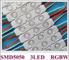 SMD 5050 RGB-W LED-lichtmodule injectie LED-module voor verkeersbord DC12V 75mm*15mm SMD5050 3 LED 1.5W 120lm RGB-W 5 polen (draden)