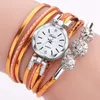 Top Style Fashion Women's Luxury Leather Band Analog Quartz WristWatch Golden Ladies Watch Women Dress Reloj Mujer