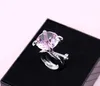 Crystal Diamond Ring Sleutelhanger Grote Diamant Auto Sleutelhanger Hanger Vrouwelijke Zirkoon Ring Bruiloft Kleine Creatieve Gift