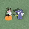 Cute Small Witch Funny Enamel Brooches Pins for Women Christmas Demin Shirt Decor Brooch Pin Metal Kawaii Badge Fashion Jewelry