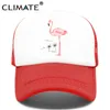 Klimat Flamingo Cap Girls Woman Kapelusz różowy czapka róża urocza urocza letnie czapki kapelusz Hip Hop Mesh Baseball Caps for Women9058237