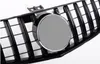 För C Class W204 GT Mesh Grilles ABS MATERIAL 2007-2014 Racing Grills Replacement Kidney Grill Front Bumper