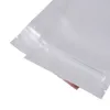 8.5x13cm (3.25x5in) Clear/ Silver/ Red waterproof Heat Sealing Aluminum Foil Mylar Zip Lock Storage Bag 100pcs