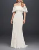 Graceful A-Line Princess Off-the-shoulder Floor Length Robe de mariée en tulle de dentelle de haute qualité avec ceintures Robes de mariée pour la mariée Plus Size