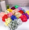 Artificial flowers hydrangea heads wedding party decoration supplies simulation 37 colors fake flower head home decorations