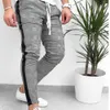 Moda-Mens Calças Hip Hop Coreano Manta Elegante Slacks Casual Sfitness Workout Skinny Port Calças Calças Quente