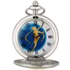 Antik unik tröja halsbandsficka Titta på Noble Japan Anime Sailor Moon Series Quartz Analog Display Women Girl Pendant Chain G8211208