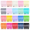 Filles Snap Clips pour enfants bébé cheveux accessoires femmes épingles à cheveux Barrettes pince épingles BB couleur unie métal Hairgrip3521937