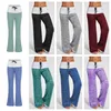 Womens Yoga Pants Stretch Comfy Soft Flare Wide leg pants Workout Legging Patchwork Boot Cut Sports pants home clothing T2B5026