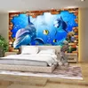 Custom Mural Wallpaper 3d Exquisite Underwater World Dolphin 3d Living Room Bedroom Background Wall Decoration Wallpaper