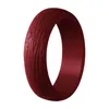 10pack tree bark grain silicone rings rubber Wedding bands for Women size 410234p8051547