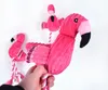 핫도그 장난감 핑크 박제 비명 부드러운 플라밍고 작은 큰 개 사운드 강아지 장난감 봉제 삐걱 거리는 플라밍고 애완 동물 장난감 GB994