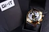 Форминг выпуклый стеклянный стильный турбиллион 3D -дизайнер подлинные кожаные ремешки мужские часы для лучших брендов