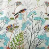 Housse de couette à motif d'oiseaux de fleurs avec fermeture à glissière 100% coton couette douce couette Twin Full Queen King Y200417