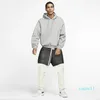 Mode-Hommes Sweats à capuche de haute qualité Célèbres Hommes Femmes Couples Casual Pull Sweat Hommes Sweat à capuche gris taille S-XL