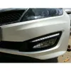 1 Pair DRL For KIA Optima K5 2010 2011 2012 2013 Daytime Running Lights Fog head Lamp cover car styling