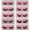 3D Mink الرموش بالجملة 10 Style 3D Mink Lashes Natural Mink الرموش بالجملة رموش كاذبة ماكياج كاذبة بكميات كبيرة