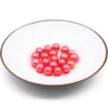 Natürliche Süßwasserperle, 7–8 mm, lose runde Perle, 23# rot gefärbte Perle, künstliche Färbung, 29 Farben zur Auswahl