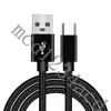 Cavi micro USB intrecciati in metallo di tipo c Cavi in tessuto più spessi per Samsung s8 s9 s10 nota 8 9 10 htc telefono andriod