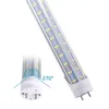 Tubo de lâmpadas LED T8 4FT 25pcs 60W G13 Bi-Pin ponta dupla alimentado 6000K branco frio