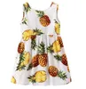 Crianças Roupas Meninas Girassol Floral Vestido Verão Flor Impresso Sundress Party Princesa Vestidos Praia A-Linha Moda Vestidos Casuais C5789