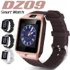 Smart Watches DZ09 Smart Bracelet Sim Intelligent Android Sport Watch per Android Cellphones Relógio Inteligente con batterie di alta qualità