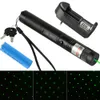 Nya bästa laserpekare 303 Grön laserpekare penna 532nm Justerbar fokus Batteriladdare EU US Free Shipping