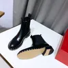 Rivet Botas planas salto de couro genuíno de 2019 outono inverno botas de moda feminina Cowskin botas flat enviar caixa de tamanho 35-41