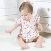 夏の女の赤ちゃん新生児ロンパーズ幼児一枚の服ジャンプスーツ幼児服