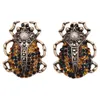 Wholesale- fashion luxury designer exaggerated cute lovely diamond vintage insects animal stud earring for woman