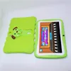 Q8-8G A33 512MB 8GB 7 inch Kids Tablet PC Quad Core Android 4 4 Dual Camera 1024 600 for kid gift with usb light big speaker256j