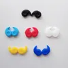 lunettes de soleil en silicone élastique et extensible anti-dérapant pince de tempe crochet d'oreille accessoires de lunettes en forme de virgule